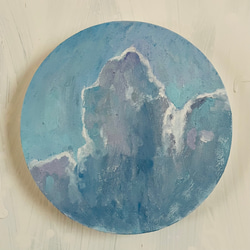 16×23㎝「近所の風景 その1」油彩・原画・サムホールサイズ N 絵画