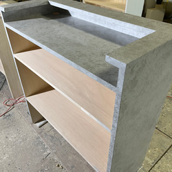 【石っぽいシリーズ】　レジカウンター　受付カウンター　レジ台 11枚目の画像