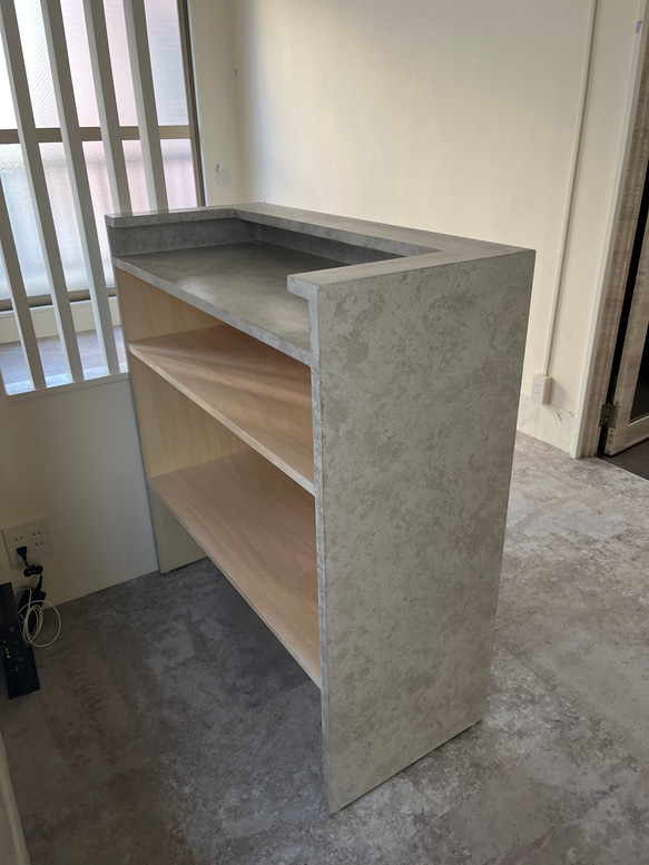 【石っぽいシリーズ】　レジカウンター　受付カウンター　レジ台 16枚目の画像