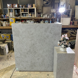 【石っぽいシリーズ】　レジカウンター　受付カウンター　レジ台 6枚目の画像