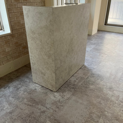 【石っぽいシリーズ】　レジカウンター　受付カウンター　レジ台 8枚目の画像