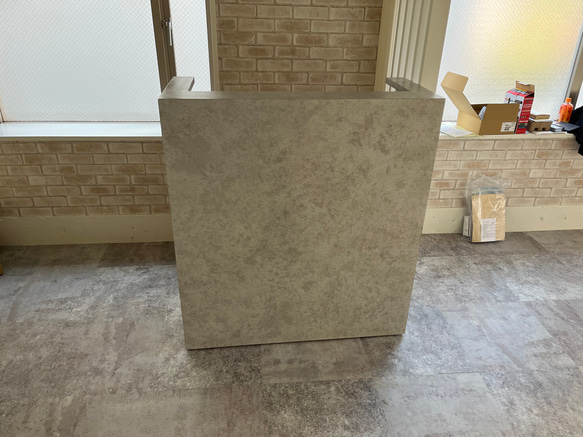 【石っぽいシリーズ】　レジカウンター　受付カウンター　レジ台 17枚目の画像