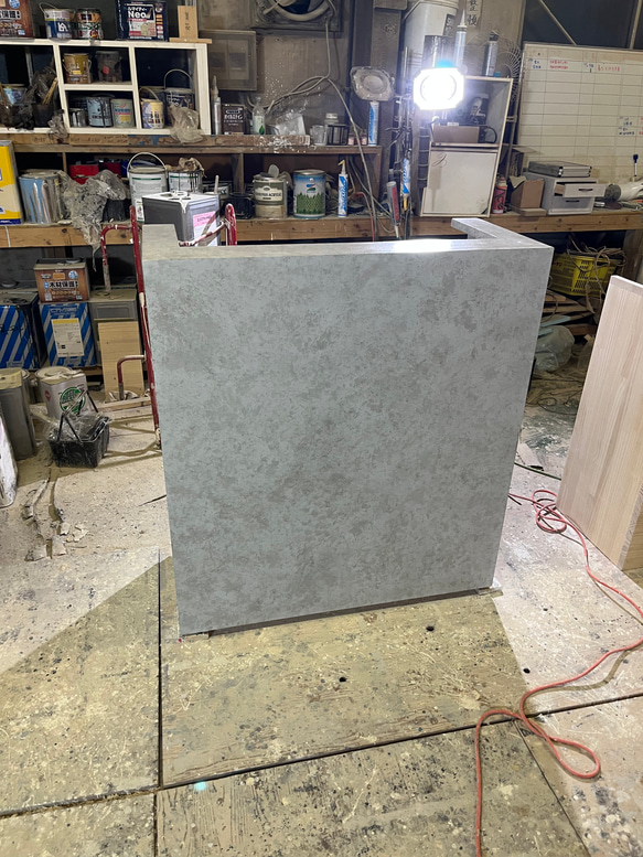 【石っぽいシリーズ】　レジカウンター　受付カウンター　レジ台 13枚目の画像