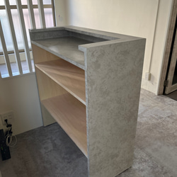 【石っぽいシリーズ】　レジカウンター　受付カウンター　レジ台 15枚目の画像