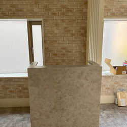 【石っぽいシリーズ】　レジカウンター　受付カウンター　レジ台 9枚目の画像