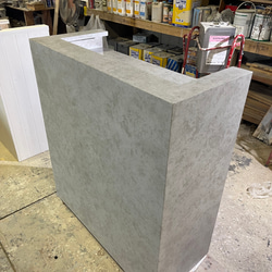 【石っぽいシリーズ】　レジカウンター　受付カウンター　レジ台 3枚目の画像