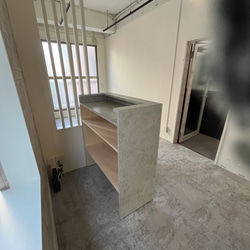 【石っぽいシリーズ】　レジカウンター　受付カウンター　レジ台 14枚目の画像