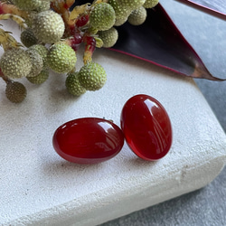 【赤で魅せる】 Pierre de Calme（ピエール・ド・カルム)ピアス 18枚目の画像