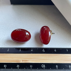 【赤で魅せる】 Pierre de Calme（ピエール・ド・カルム)ピアス 19枚目の画像