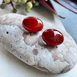 【赤で魅せる】 Pierre de Calme（ピエール・ド・カルム)ピアス 6枚目の画像