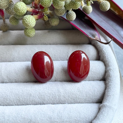 【赤で魅せる】 Pierre de Calme（ピエール・ド・カルム)ピアス 12枚目の画像