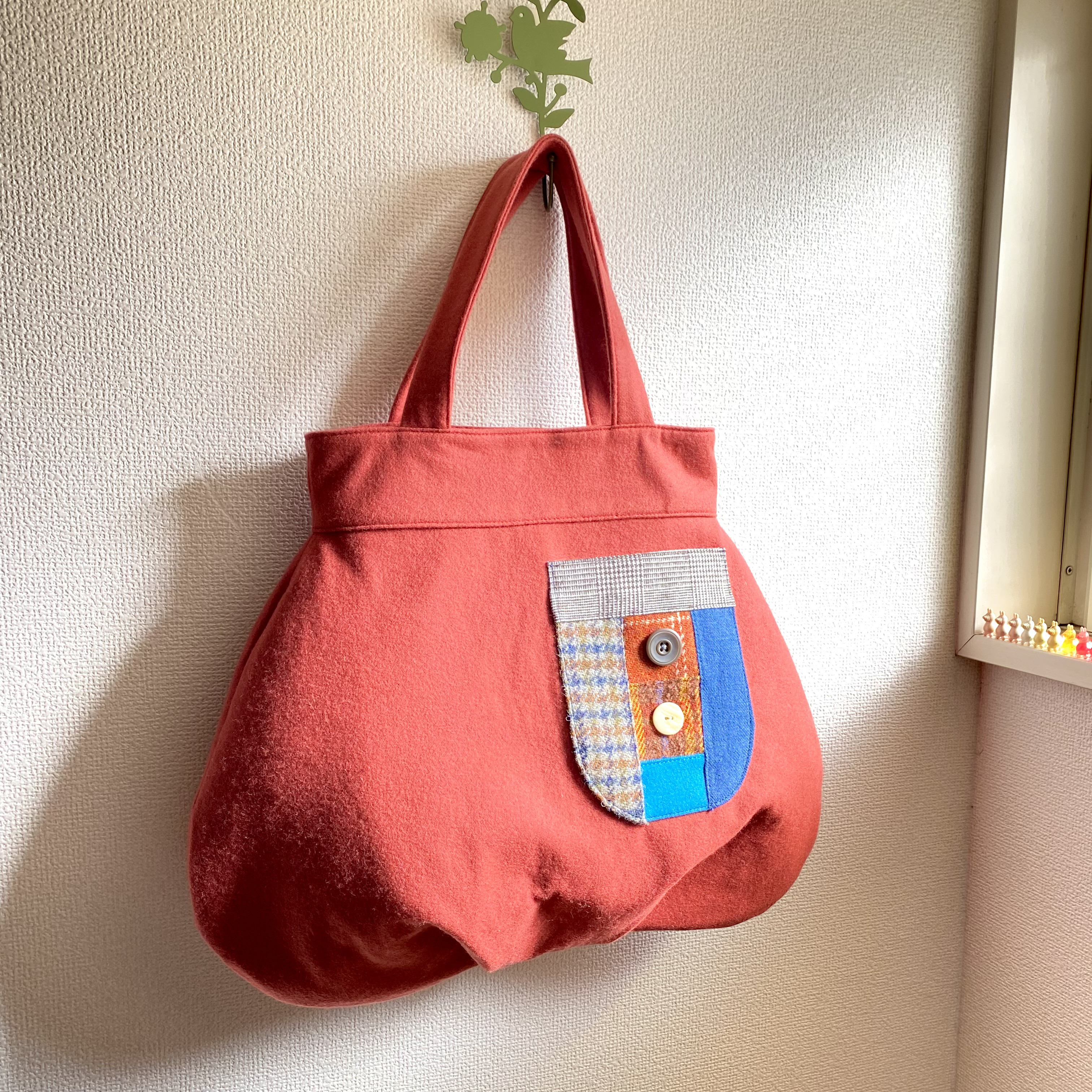 おばあちゃんのお出かけB a g   赤