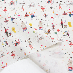 新柄！ハーフカットサイズ！ドイツ！『acufactum　アクファクタム　サーカス地』～約75cm×50㎝でカット済み～ 3枚目の画像