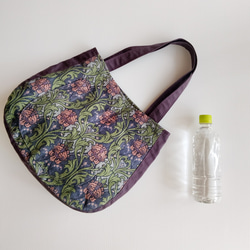 バル~ントートパープル系  外側ポケット付き 2枚目の画像