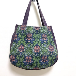 バル~ントートパープル系  外側ポケット付き 1枚目の画像