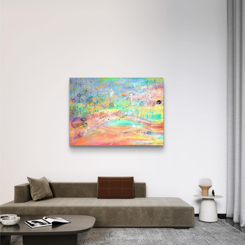 25-years-go / 抽象画 65×90㎝ キャンバス 原画 モダンアート