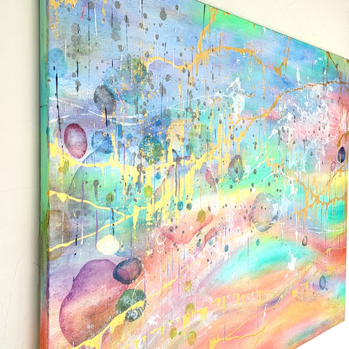 25-years-go / 抽象画 65×90㎝ キャンバス 原画 モダンアート