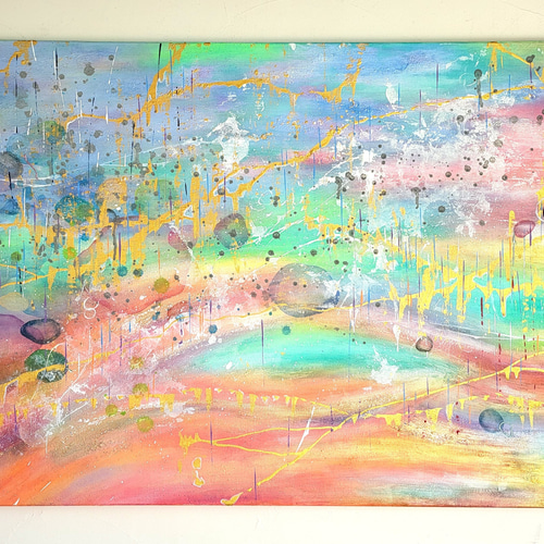 25-years-go / 抽象画 65×90㎝ キャンバス 原画 モダンアート