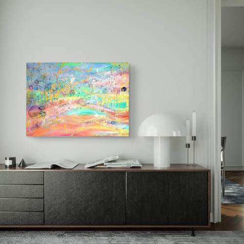 25-years-go / 抽象画 65×90㎝ キャンバス 原画 モダンアート