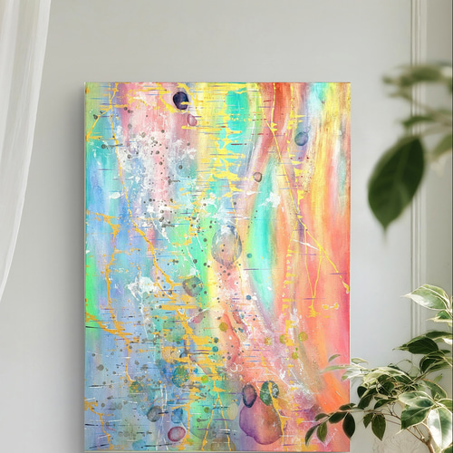 25-years-go / 抽象画 65×90㎝ キャンバス 原画 モダンアート
