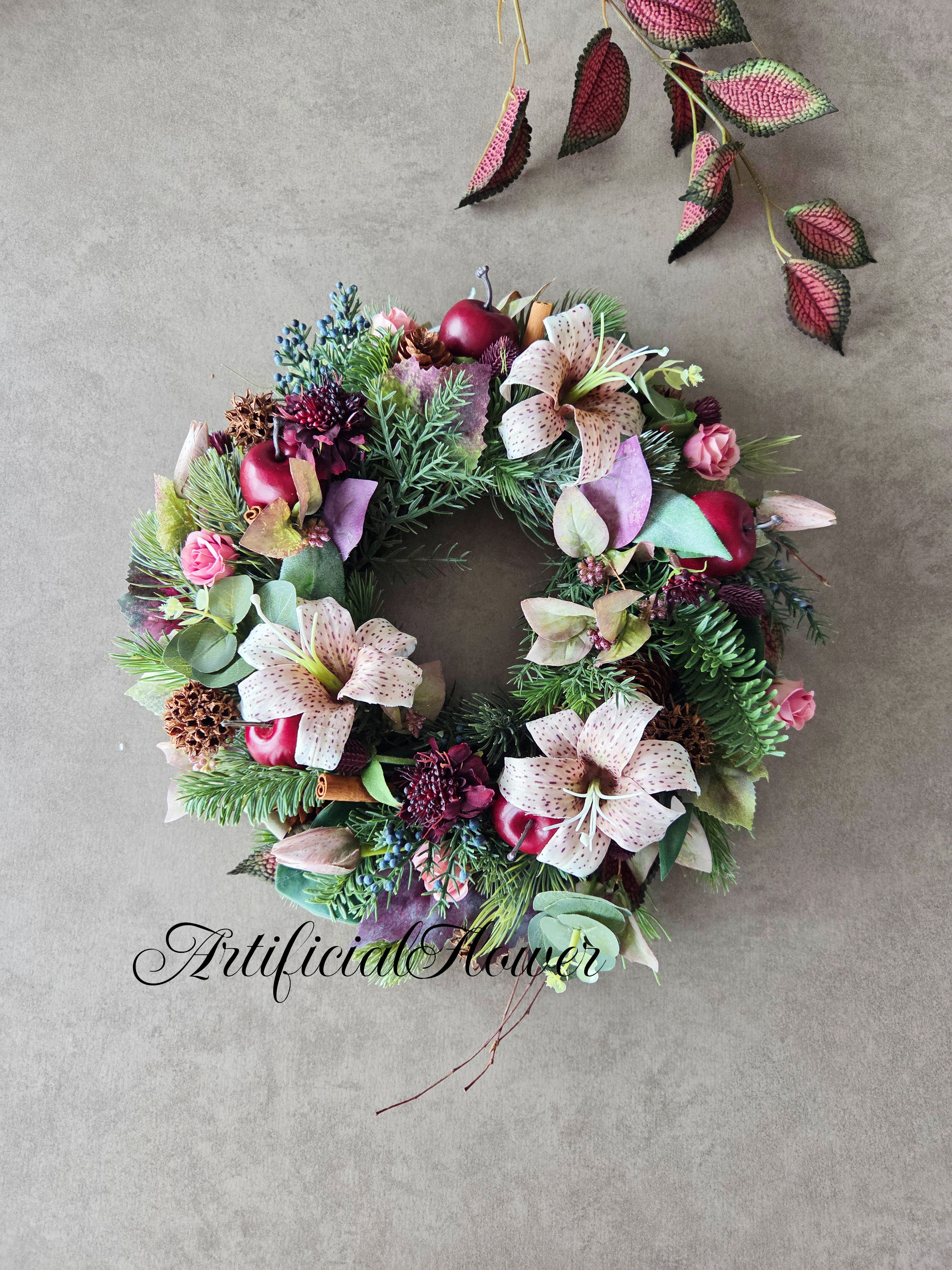 クリスマスリース３５センチ