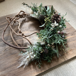 森の香りたっぷりXmasフライングボール リース モモノキ 通販 18437809