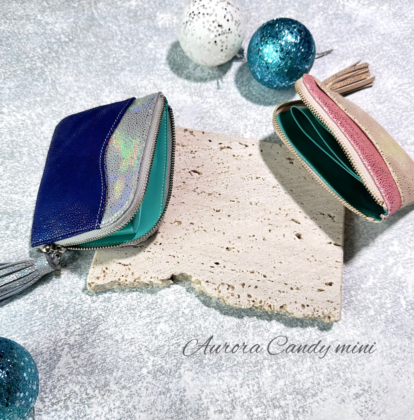 【限定カラー】☆更にコンパクト☆ミニ財布『Candy miniキャンディミニ』オーロラ