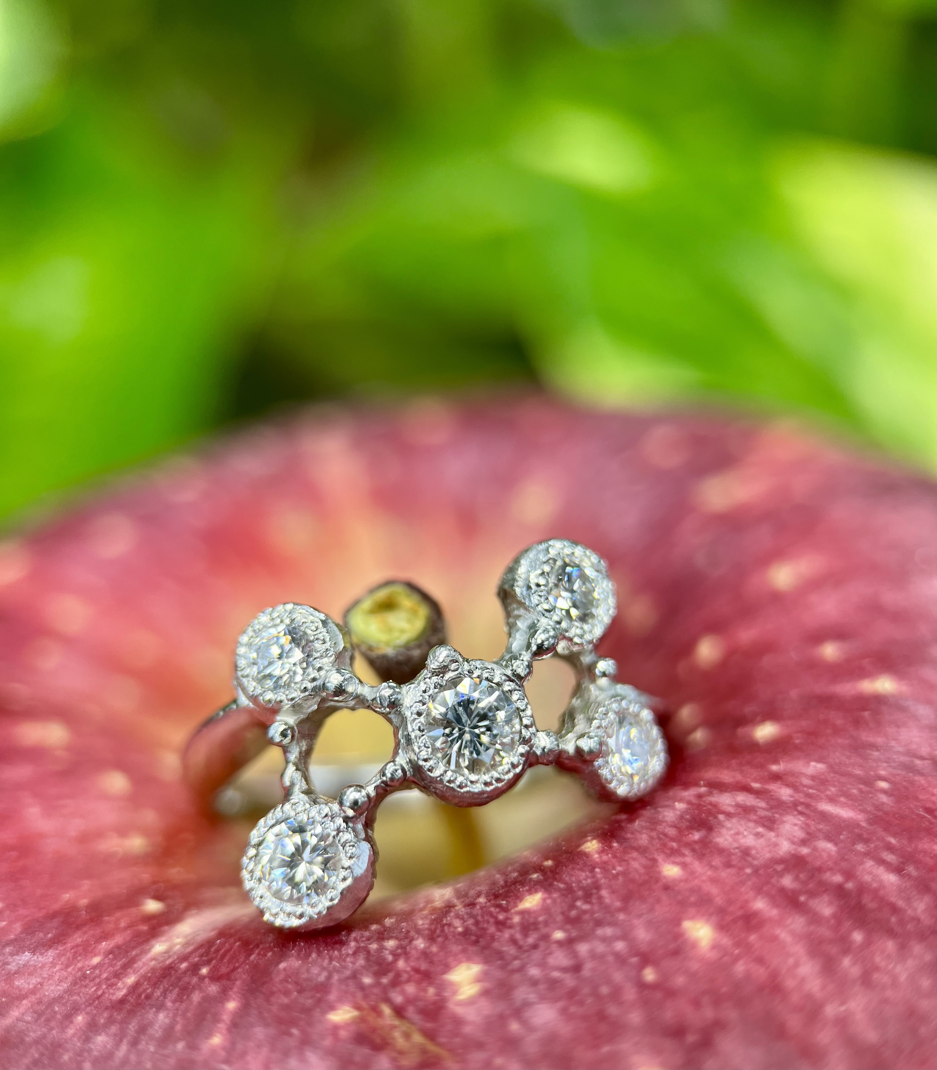 PT900ダイヤリング(送料無料)オリジナル