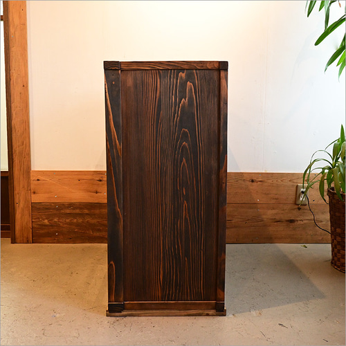 ガラスキャビネット 食器棚 飾り棚 リメイク品 カップボード 北欧