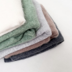 【カシミヤ100%★無縫製】超柔らか起毛│ シームレス│丸ネック│上品│T-238 19枚目の画像