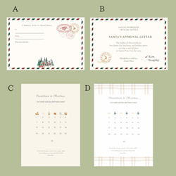 クリスマス限定ポストカード⌇サンタさんから届く4つの物語 13枚目の画像