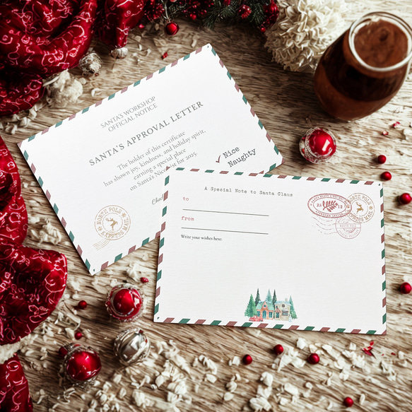 クリスマス限定ポストカード⌇サンタさんから届く4つの物語 1枚目の画像