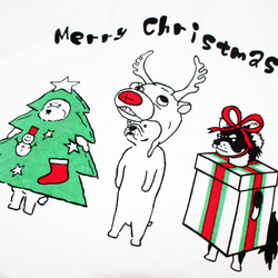 やる気のない犬たちのクリスマスパーティー　スウェット 4枚目の画像