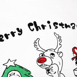 やる気のない犬たちのクリスマスパーティー　スウェット 8枚目の画像