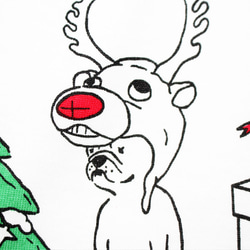 やる気のない犬たちのクリスマスパーティー　スウェット 6枚目の画像