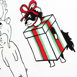 やる気のない犬たちのクリスマスパーティー　スウェット 7枚目の画像