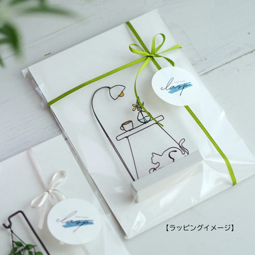 （専用）ワインシリーズ　ワイヤーアート ワイン香る小さな風景|ワイヤーアート|インテリアオブジェ その他