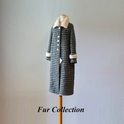 ゴージャスなボリューム感☆本格防寒フォックスファーコート白ファー