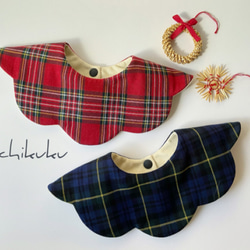 ギンガムチェックスタイ スタイ・よだれかけ chikuku 通販 16620852