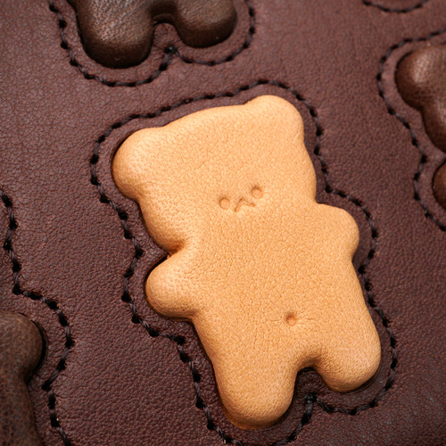 くまちゃんブラウニー長財布（牛革製）／お菓子な革小物 長財布 EARL'S