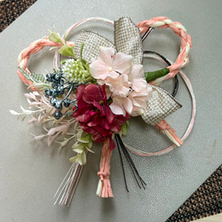 2026お正月飾り⭐︎松飾りとモダンアレンジ取り外し2wayスワッグ