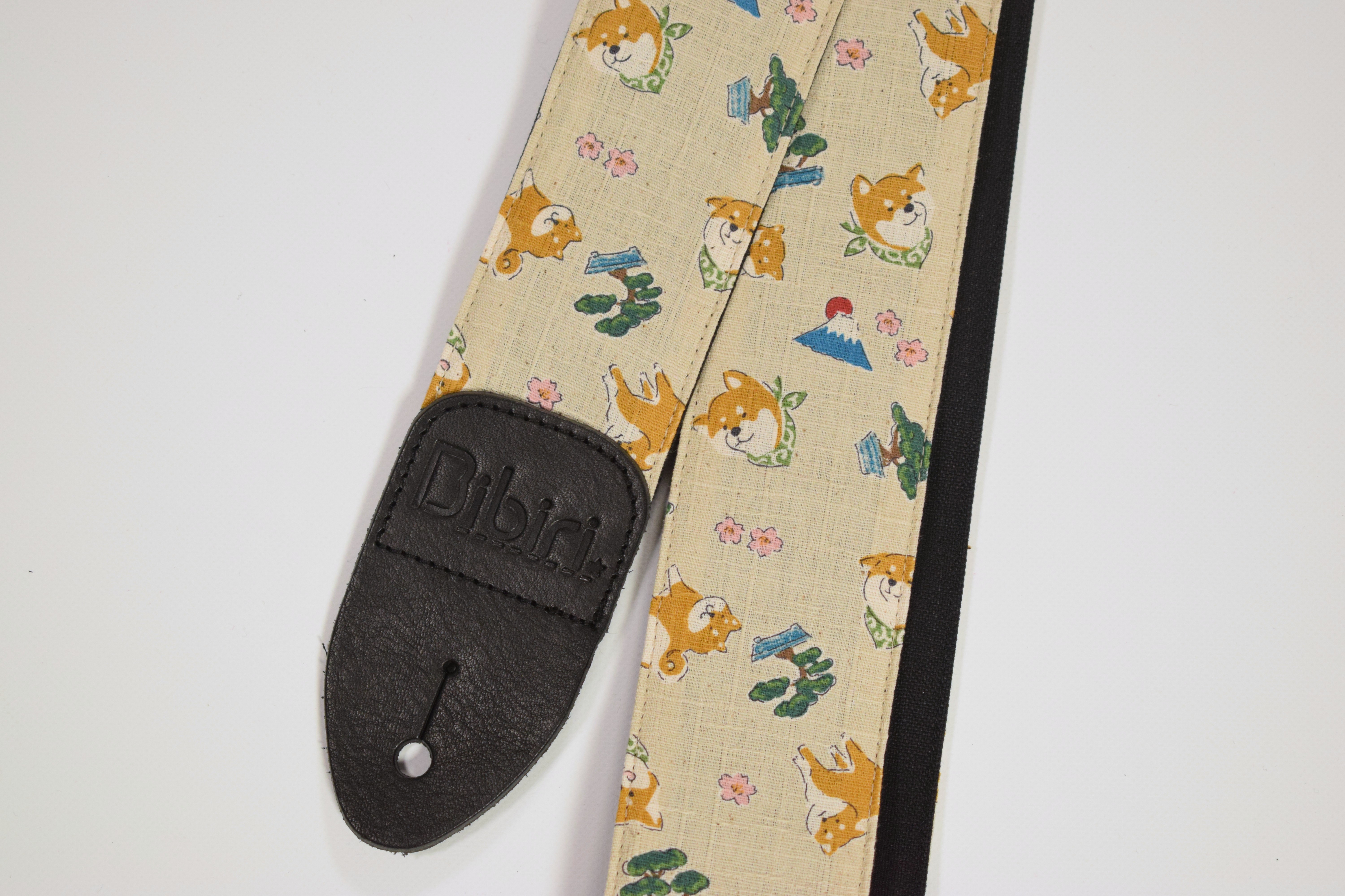 柴じゃぱん　帆布ギターストラップ（ベージュ）