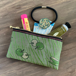 畳縁　笔盒　日式　青蘋果　兔子　綠色的 第6張的照片