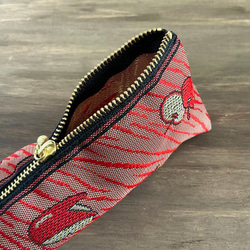 畳縁　笔盒　日式　蘋果　兔子　紅色的 第4張的照片