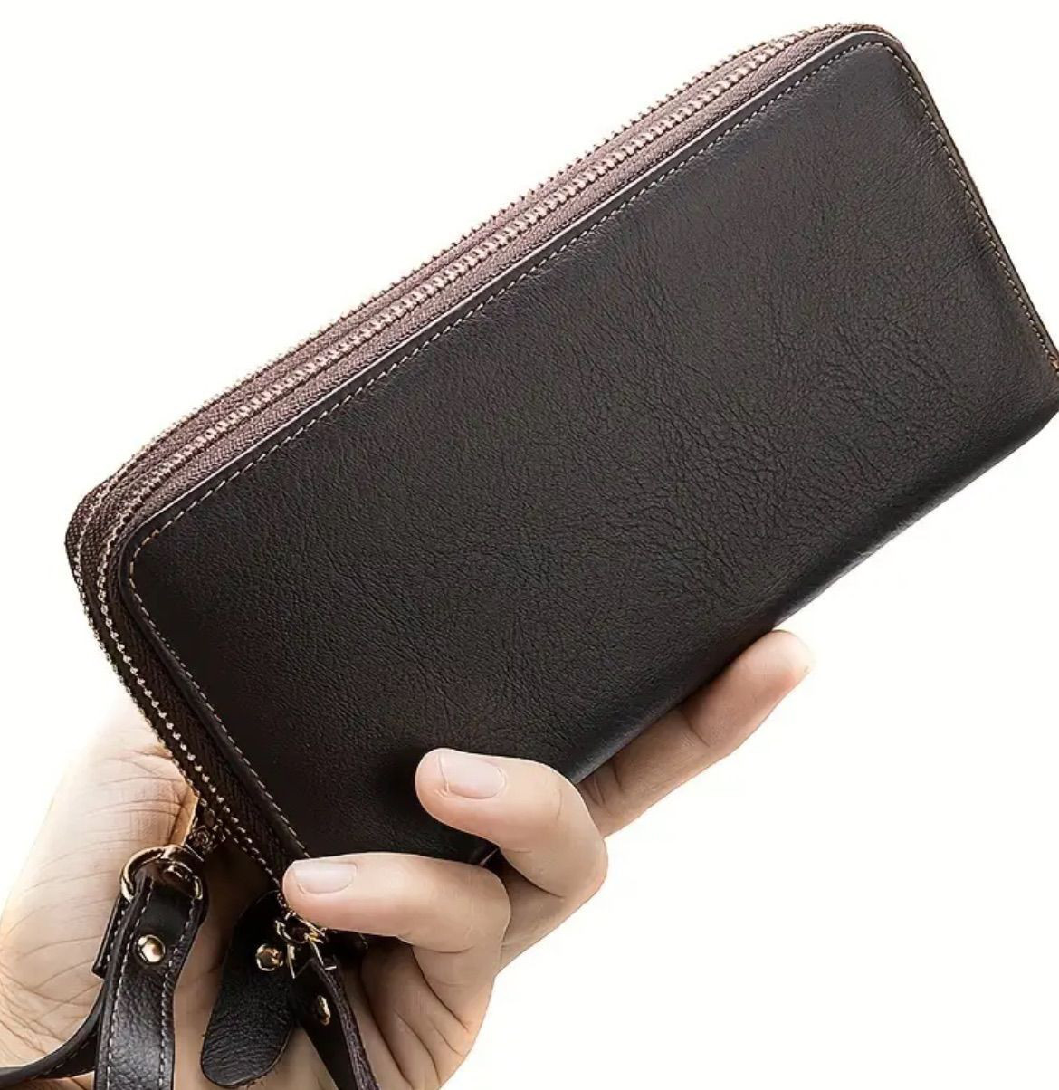 長財布 財布 牛革 メンズ 大容量 編み込み 札入れ 札束 桜 縦カード 大きい ダブルファスナー ブライドルレザー