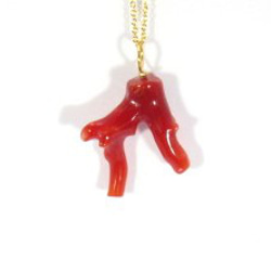 土佐の宝石珊瑚    アクセサリー ・ジュエリー　赤枝　ネックレス・ペンダント　 No－01175 2枚目の画像