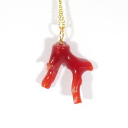 土佐の宝石珊瑚    アクセサリー ・ジュエリー　赤枝　ネックレス・ペンダント　 No－01175 1枚目の画像