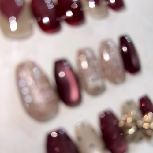 ネイルチップ オーダー チェック フラッシュ フレンチ ボルドー ガーリー ネイルチップ オーダー チェック フラッシュ フレンチ ボルドー