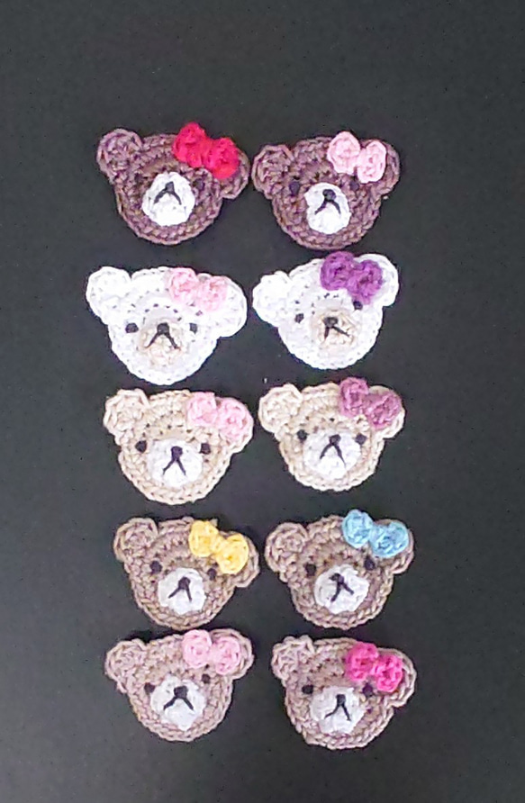 ひなあられさま専用ページ くまちゃんモチーフ 2枚目の画像