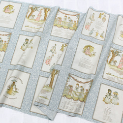 新柄入荷！ルシアン(LECIEN)『ケイト・グリーナウェイ 　パネル　モノ(Mono)』～1パネル58㎝でカット済み～ 2枚目の画像